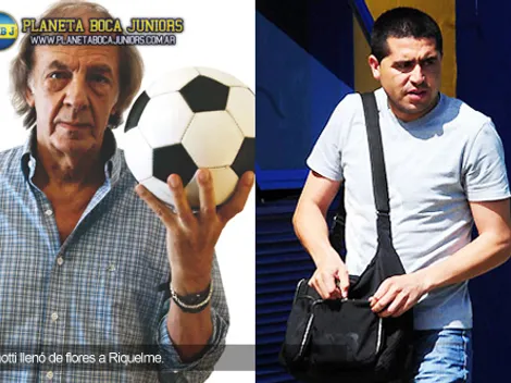 Menotti: "Riquelme es el mejor jugador que maneja la tenencia"