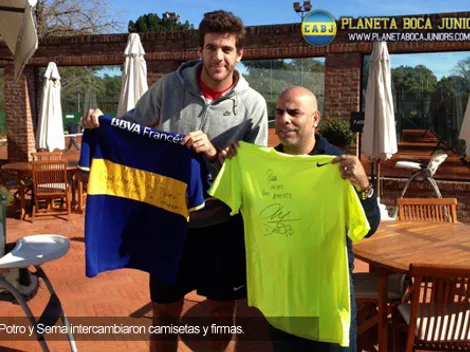 Del Potro y Serna, unidos por Boca