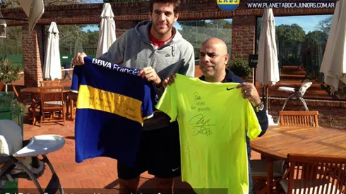 Del Potro y Serna, unidos por Boca