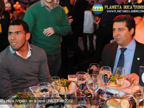 Angelici y Tevez, juntos por el Centro de Entrenamiento