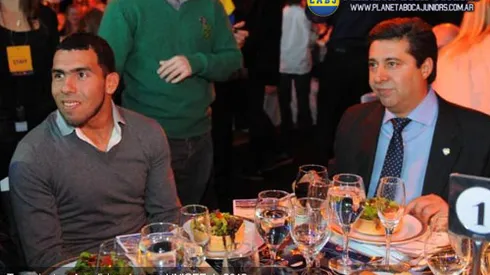 Angelici y Tevez, juntos por el Centro de Entrenamiento