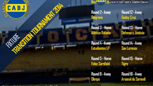 Boca’s schedule on local tournament