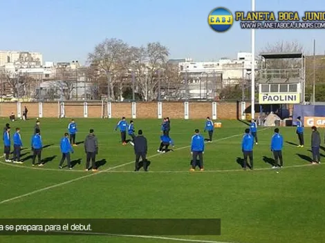 Primera práctica de Chávez con el plantel