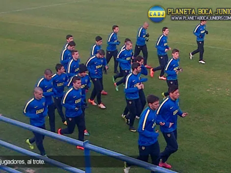 Primer entrenamiento de Carrizo en Boca