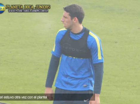 Calleri, junto al grupo