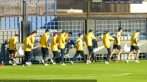 Castellani entrenó con el plantel