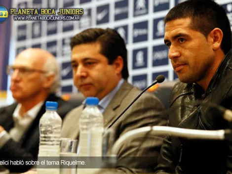 Angelici: "Las negociaciones con Riquelme están terminadas"