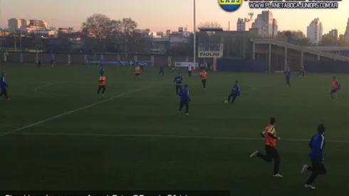 Primera práctica formal de fútbol