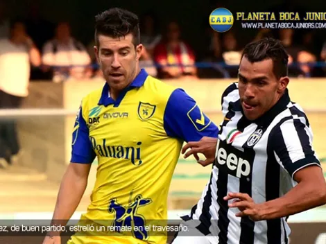 Tevez arrancó con una sonrisa