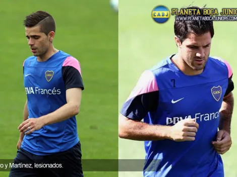 Gago y Martínez, lesionados