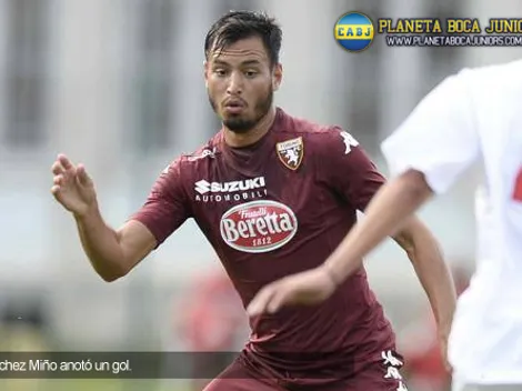Sánchez Miño anotó un gol en su primer amistoso con Torino