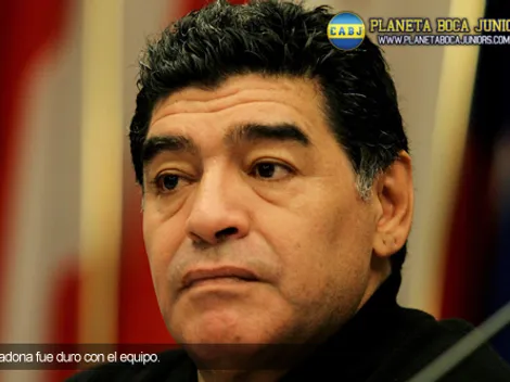 Maradona: "La peor versión de Boca que vi en mi vida"