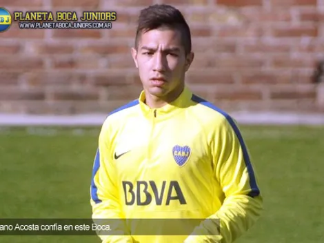Acosta: "El objetivo de Boca es salir campeón"