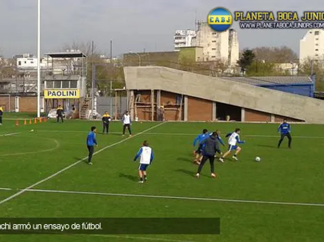 Ensayo de fútbol sin Forlín