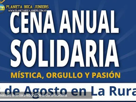 Este viernes es la Cena Anual Solidaria