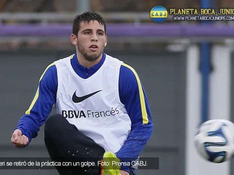 Calleri, otra vez con molestias