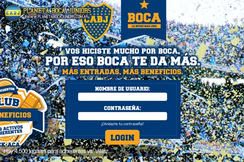adherentes velez boca