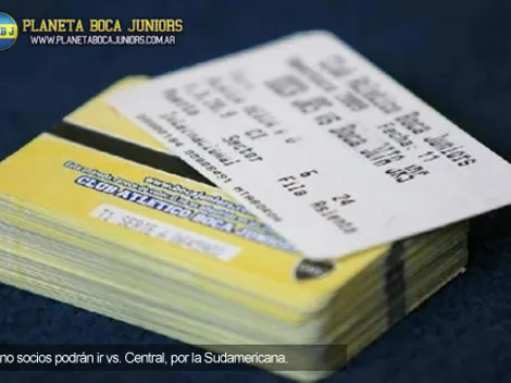 Venta de plateas para no socios vs. Central