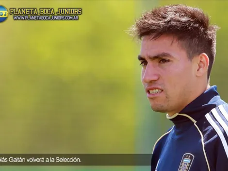 Nicolás Gaitán, a la Selección