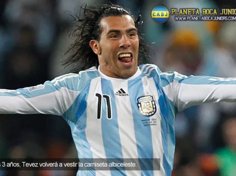 Oficial: Tevez vuelve a la Selección Argentina