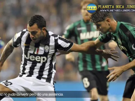 Asistencia y tapadas para Tevez