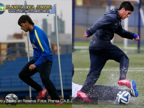 Bravo y Zárate, con la Reserva