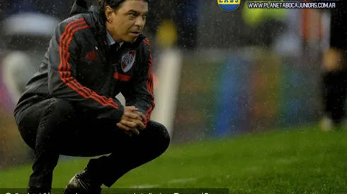 Gallardo pidió regar el césped antes del Superclásico