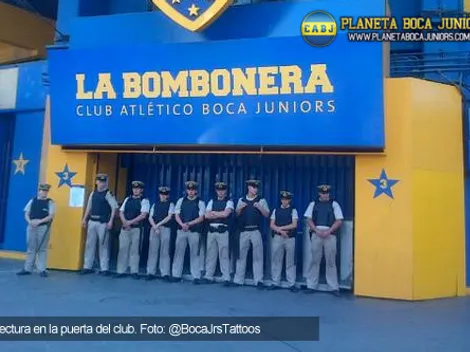 Boca le cerró las puertas a los hinchas que fueron a reclamar