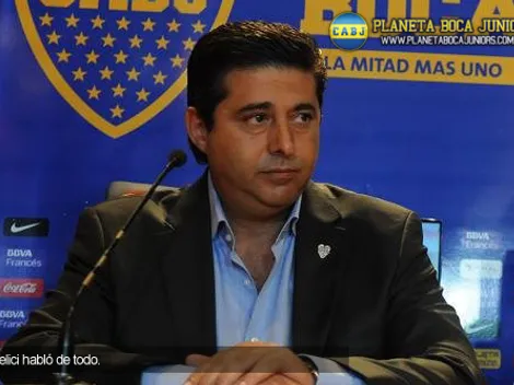 Angelici: "Ojalá podamos pasar a la final"