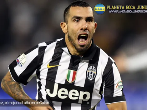 Tevez, el jugador del año en Italia