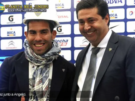 Angelici se reunió con Tevez
