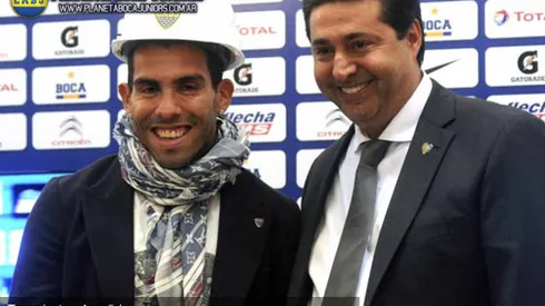 Angelici se reunió con Tevez