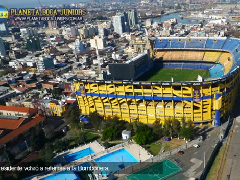 Angelici y su intención de una nueva Bombonera