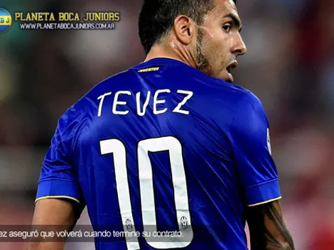 Tevez confirmó que volverá en 2016