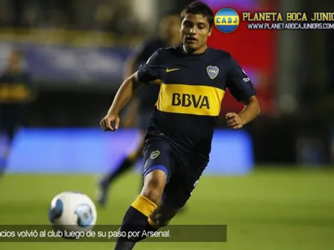 Palacios volvió a Boca