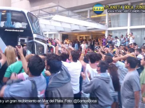 Boca ya está en Mar del Plata
