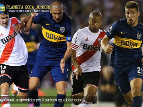 "Cata" y Calleri, suspendidos por la CONMEBOL