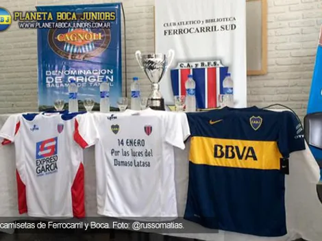 Se presentó el amistoso entre Ferrocarril Sud y Boca