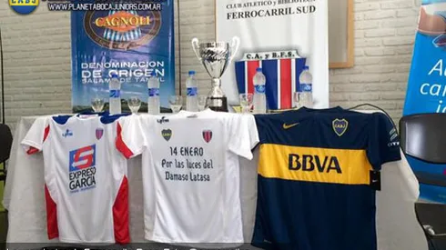 Se presentó el amistoso entre Ferrocarril Sud y Boca