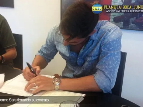 Sara ya firmó su contrato