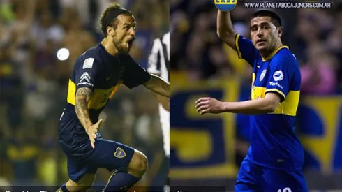 El encuentro entre Riquelme y Osvaldo