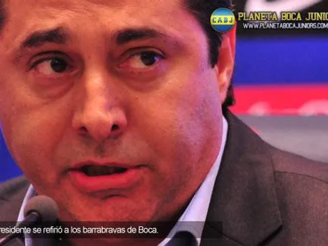 Angelici: "El Vasco tiene un problema lindo"