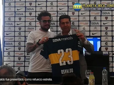 Osvaldo: "Sueño con que me vaya bien con esta camiseta"