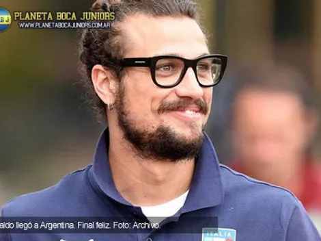 Osvaldo ya está en Argentina