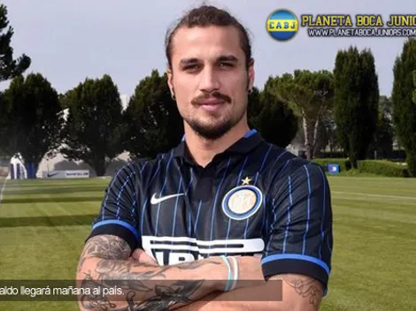 Osvaldo llega mañana al país