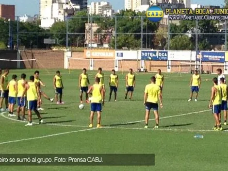 Lodeiro se entrenó con el grupo