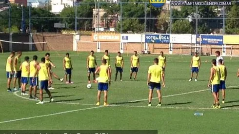 Lodeiro se entrenó con el grupo