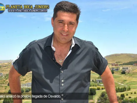 Angelici: "Osvaldo debe ceder más que Boca"