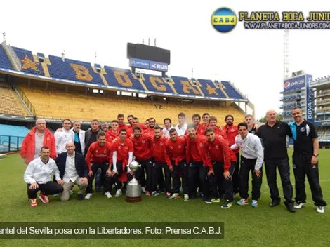 Sevilla visitó la Bombonera