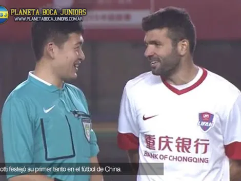 El primer gol de Gigliotti en China
